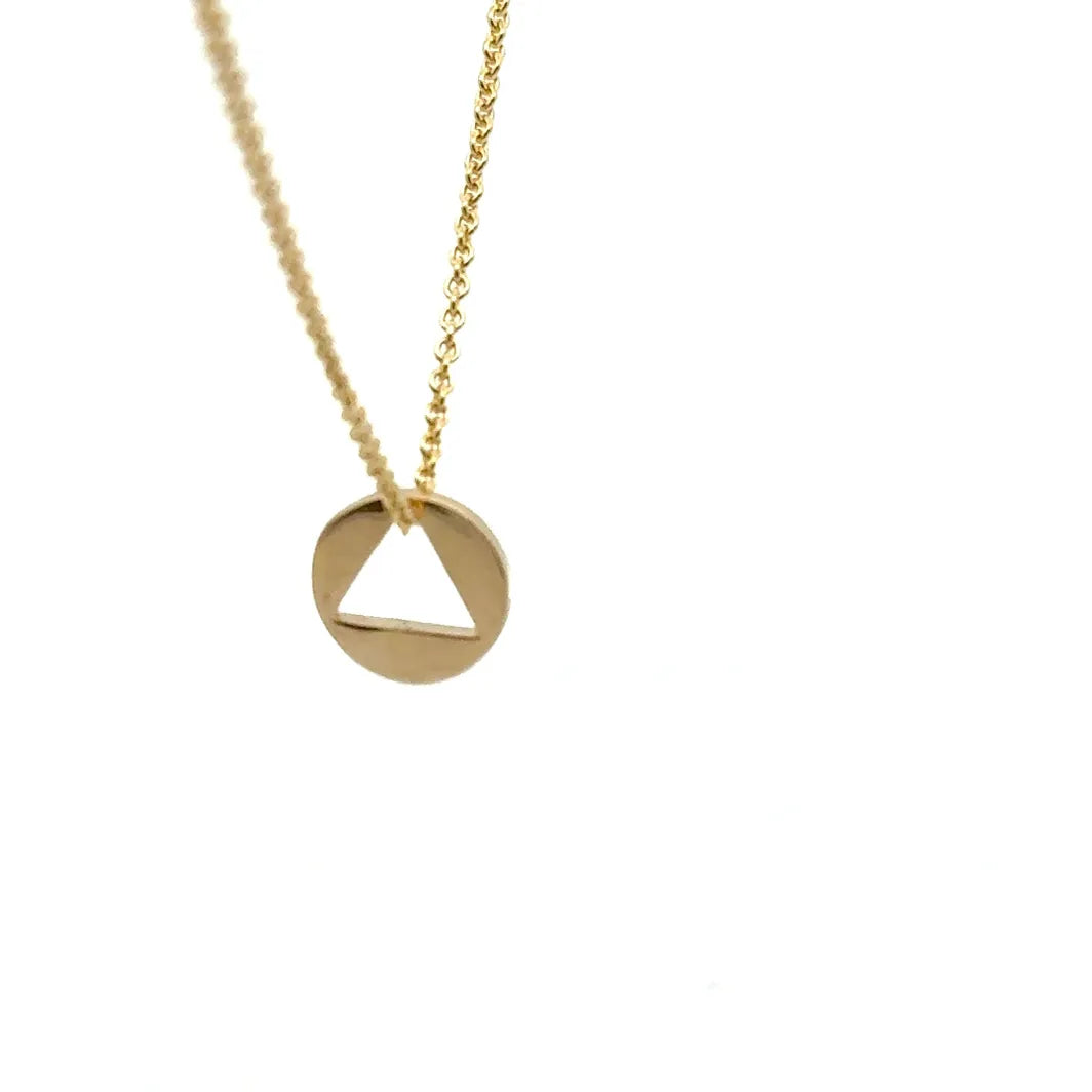 Mini 14K Gold Medallion