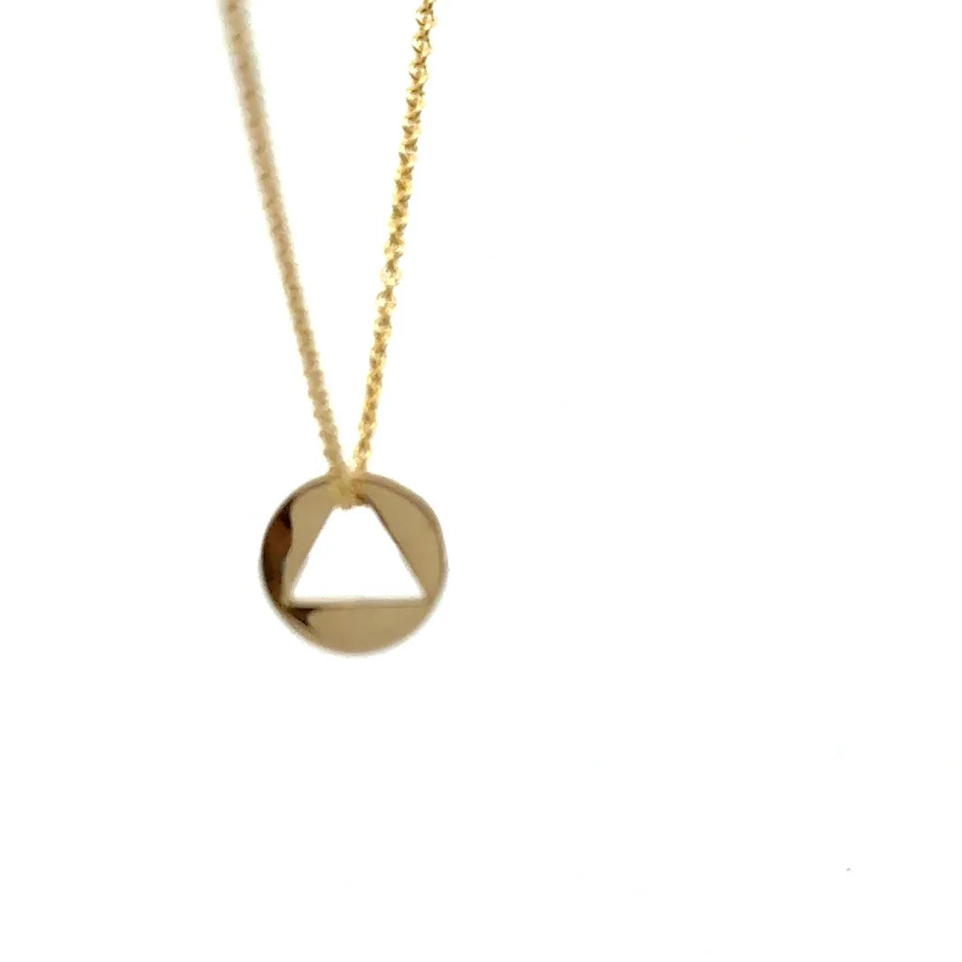 Mini 14K Gold Medallion